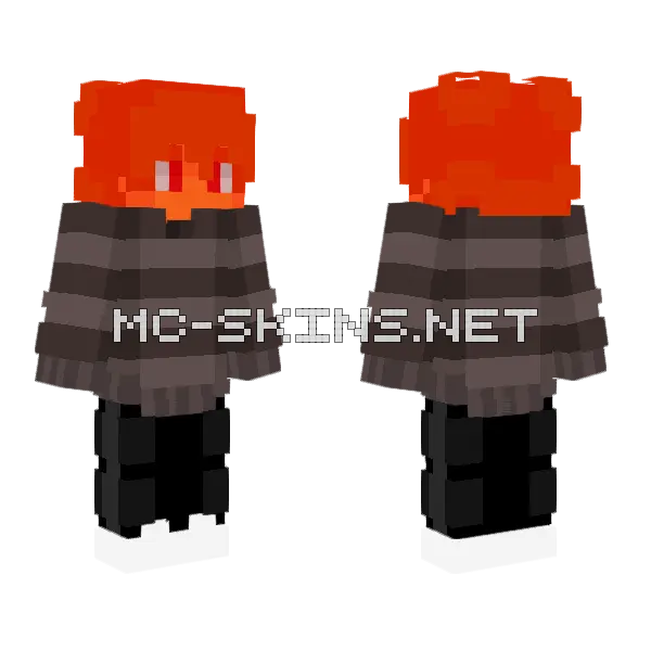 Caylusscraft V1 Minecraft skin, front and back
