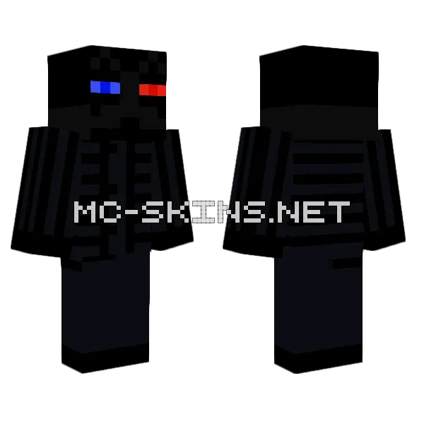 Cbendy Cat Girl Minecraft skin, front and back