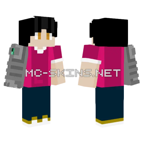 Cbk Minecraft skin, front and back