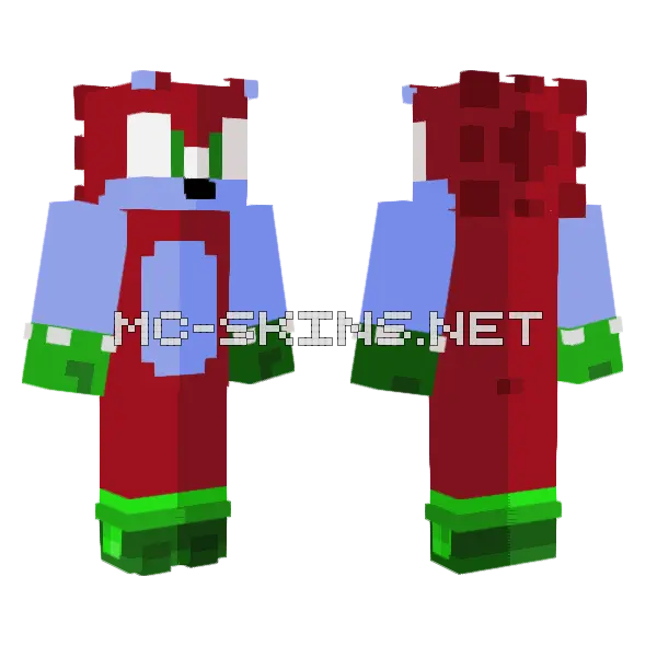 Ce For Jackson Minecraft skin, front and back