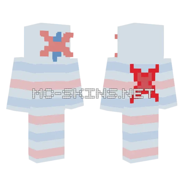 Celesteal I Adventure Forward 2 Minecraft skin, front and back