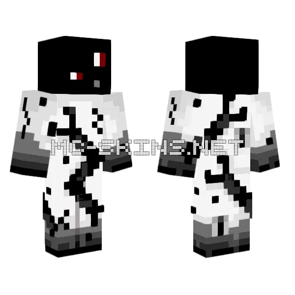 Centepiede Minecraft skin, front and back