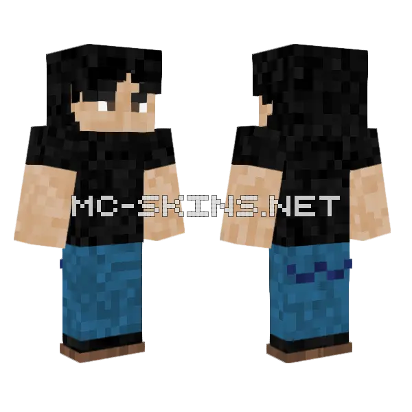 Cenuno 2 Minecraft skin, front and back