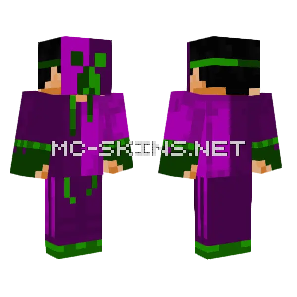 Cenzo Gooberriegoober V2 Minecraft skin, front and back