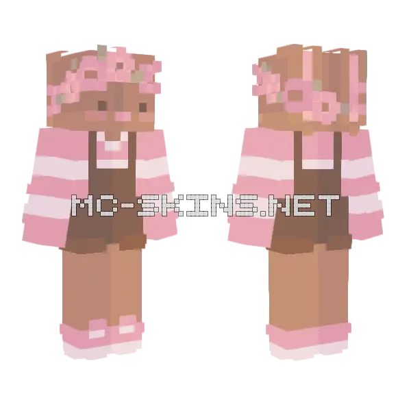 Cereal Collab Minecraft skin, front and back
