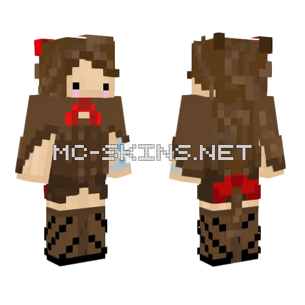 Cereza Bayonetta Origins Minecraft skin, front and back