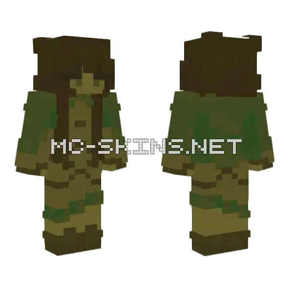 Cerulean S Cry Minecraft skin, front and back