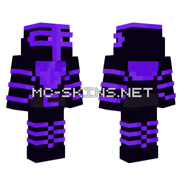 Ch40s Kn1ght3 Minecraft skin, front and back