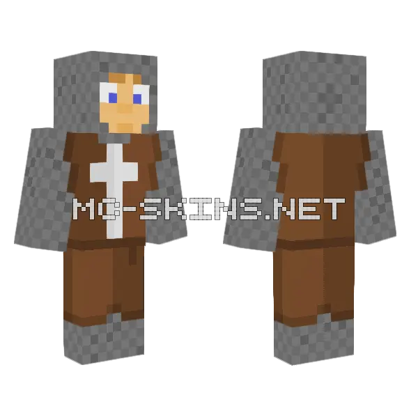 Chainmail Knight, front and back