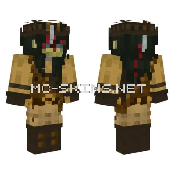Chainsmoker Minecraft skin, front and back