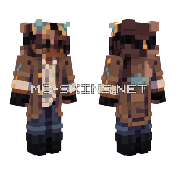 Chamber Of Reflection Comm 1 Minecraft skin, front and back