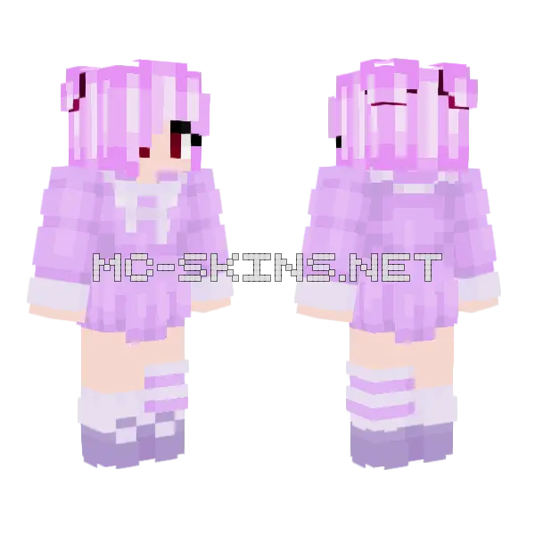 Chantelle Minecraft skin, front and back