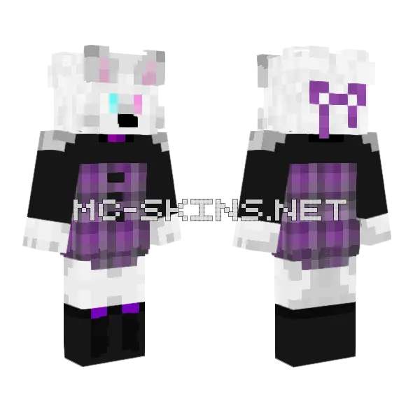 Chaoskittenmg Official Minecraft skin, front and back