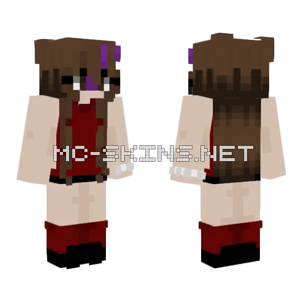 Chap 4 The Streamers Minecraft skin, front and back
