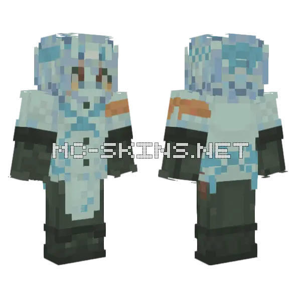 Chap Minecraft skin, front and back