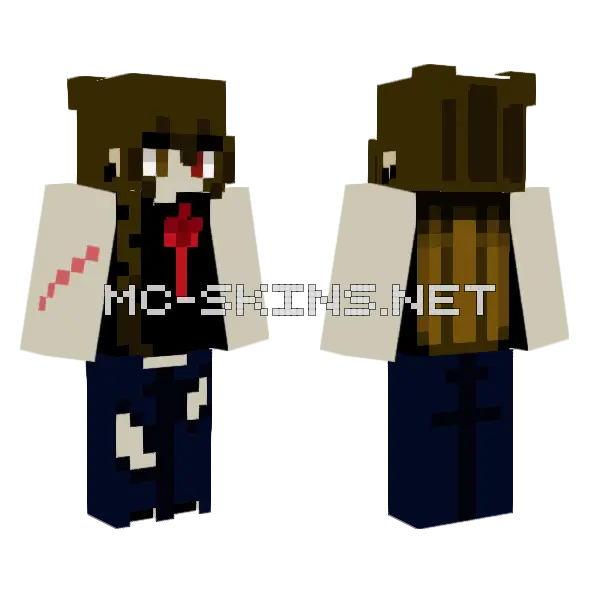 Chap 9 Minecraft skin, front and back