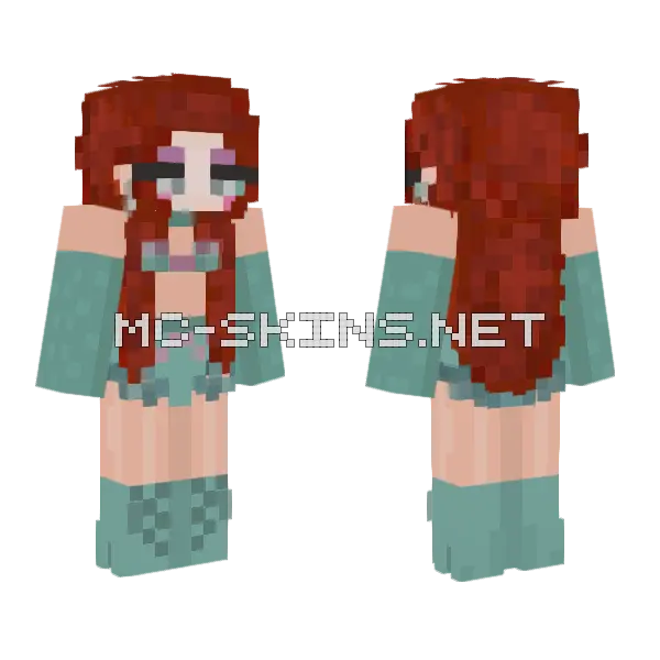 Chappell Roan Minecraft skin, front and back