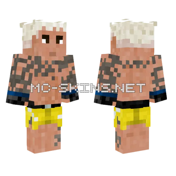 Charles Do Bronx Minecraft skin, front and back
