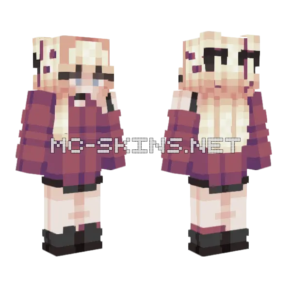 Charlotta Ce Minecraft skin, front and back