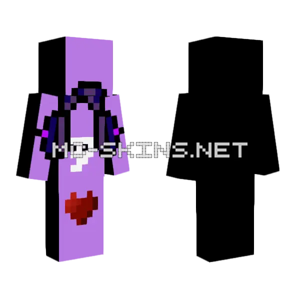 Chat Hollowingsoul Minecraft skin, front and back