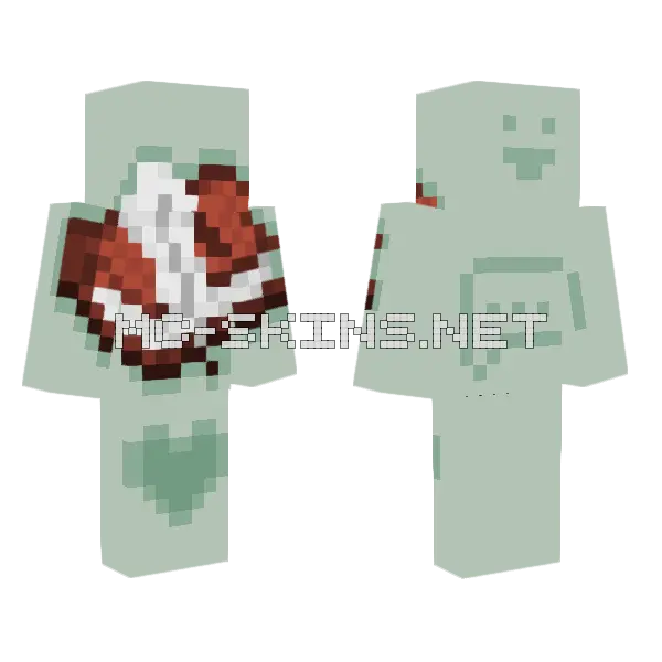 Chat Skin For Authors Minecraft skin, front and back