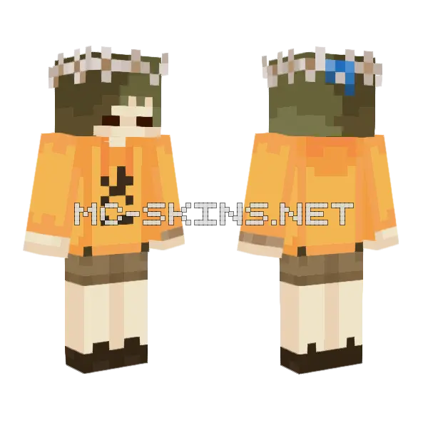 Chb Ribbon Minecraft skin, front and back