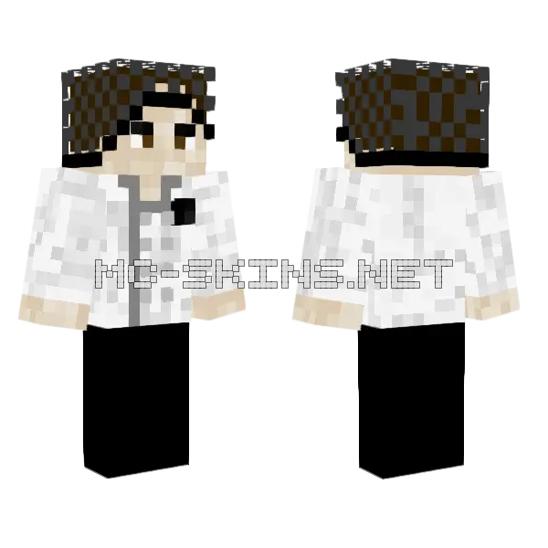 Chef Joey Bistro Huddy Minecraft skin, front and back