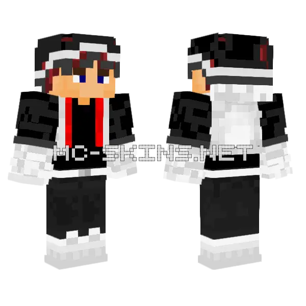 Chernoball2nd's White Uniform, front and back