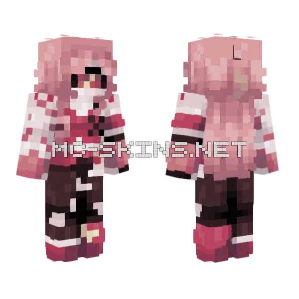 Cherri Bomb Minecraft skin, front and back