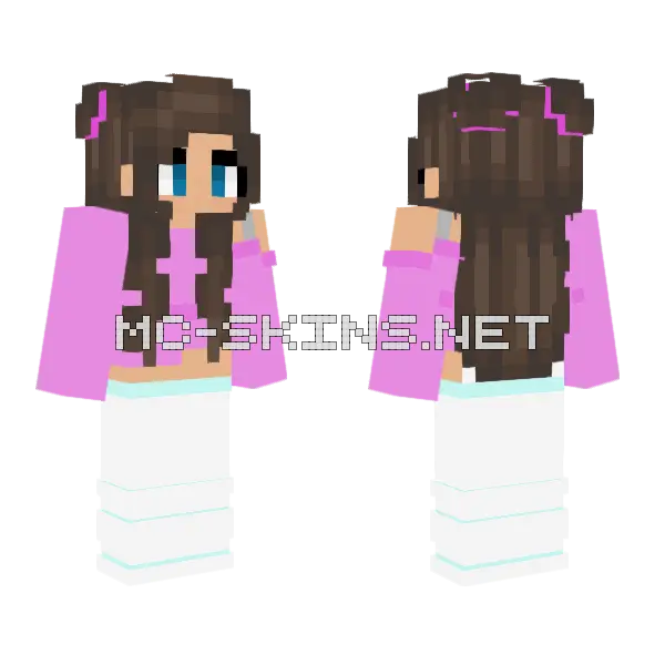 Cherries Reupload Minecraft skin, front and back