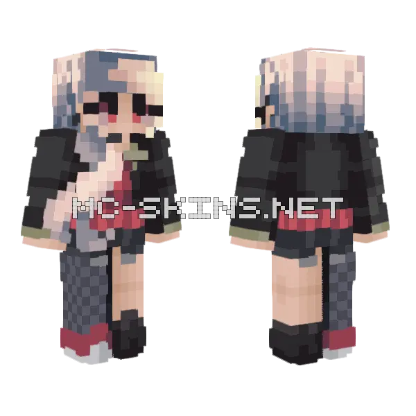 Cherry Berries Minecraft skin, front and back