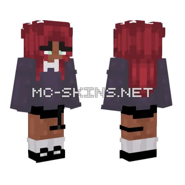 Cherry On Top Minecraft skin, front and back