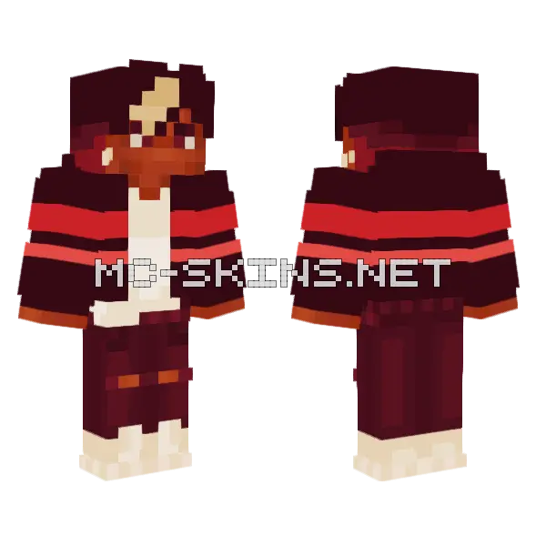 Cherry Soda Minecraft skin, front and back