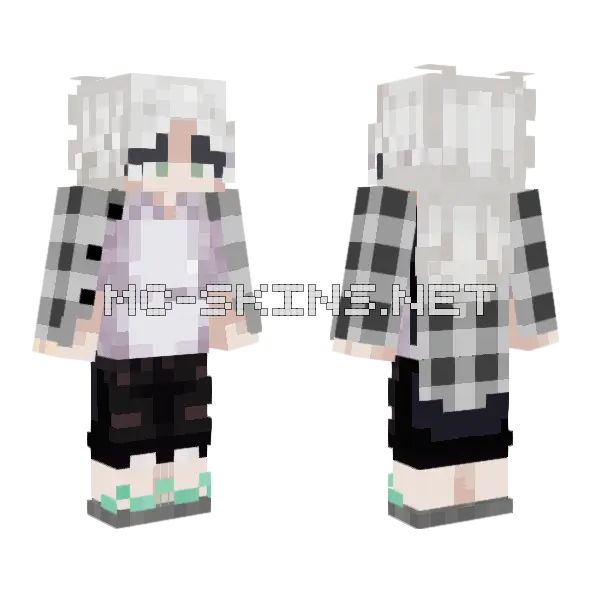 Chesspir Miikey Opening 2 Minecraft skin, front and back