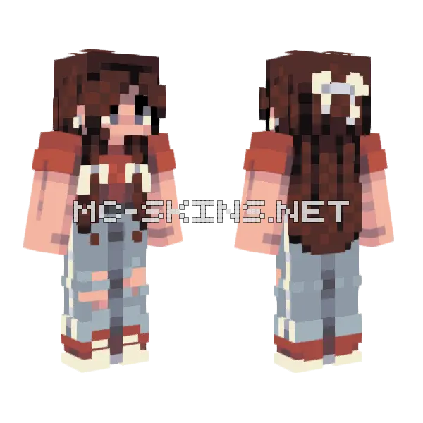 Chestnuts Rce Minecraft skin, front and back