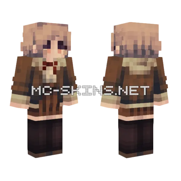 Chiaki Nanami Alt Version Minecraft skin, front and back