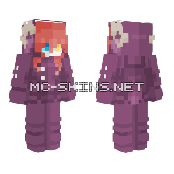 Chibi Amogus 2 0 Minecraft skin, front and back