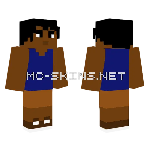 Chica Buller Minecraft skin, front and back