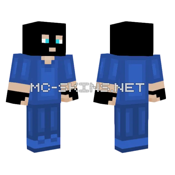Chicago Of Criminal Minecraft skin, front and back