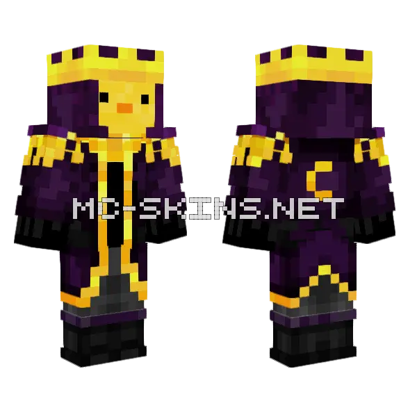 Chicken Man Minecraft skin, front and back