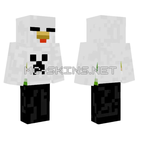 Chickenboom5 Minecraft skin, front and back