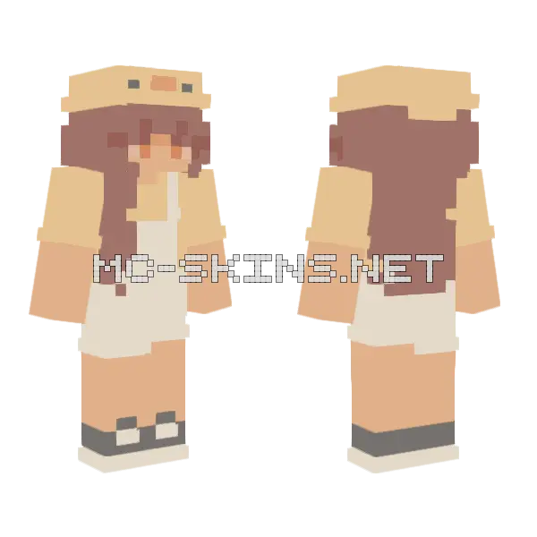 Chickie 1000 Likes Minecraft skin, front and back