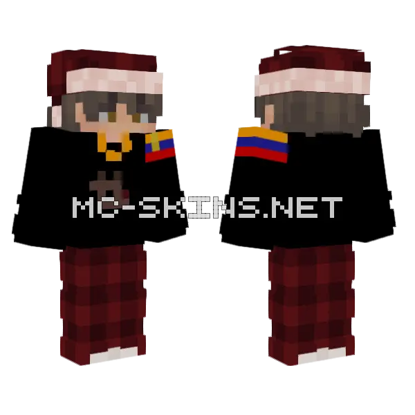Chico Isac Skindex Minecraft skin, front and back
