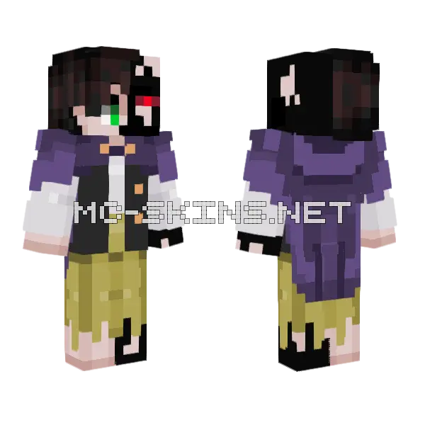 Child Of Ranboo Minecraft skin, front and back