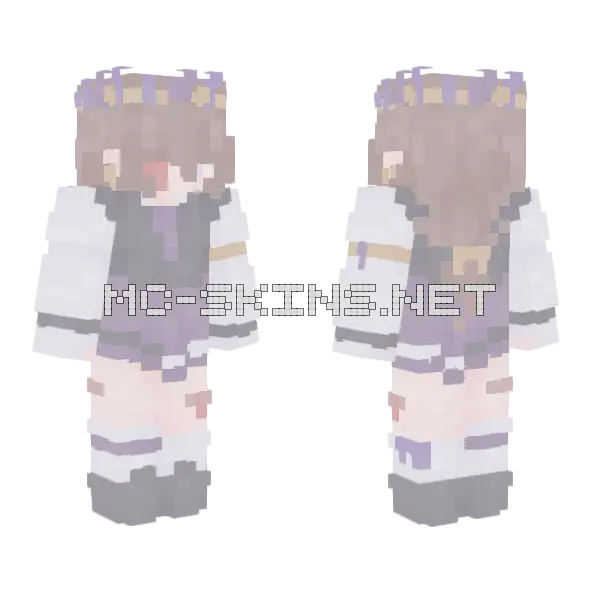 Childish War Persona Minecraft skin, front and back