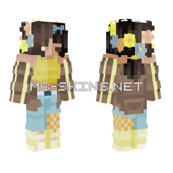 Chill Rce Minecraft skin, front and back