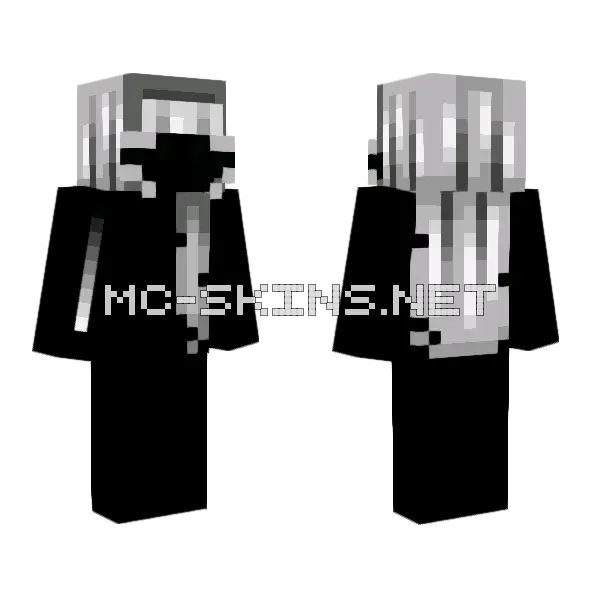 Chilling Breeze HB Minecraft skin, front and back