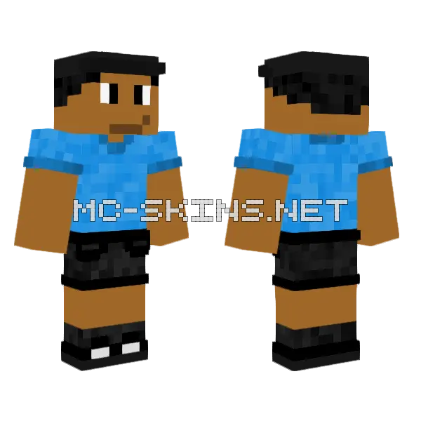 Chillzy Minecraft skin, front and back