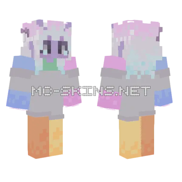 Chloe Mc Skin Minecraft skin, front and back