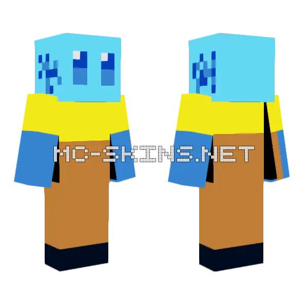 Chobbin Minecraft skin, front and back